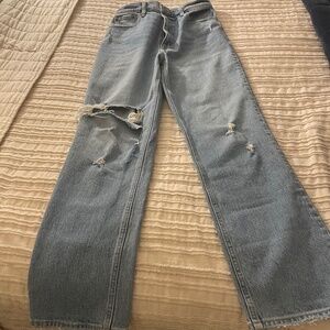 Abercrombie 90's straight ultra high rise. size 26